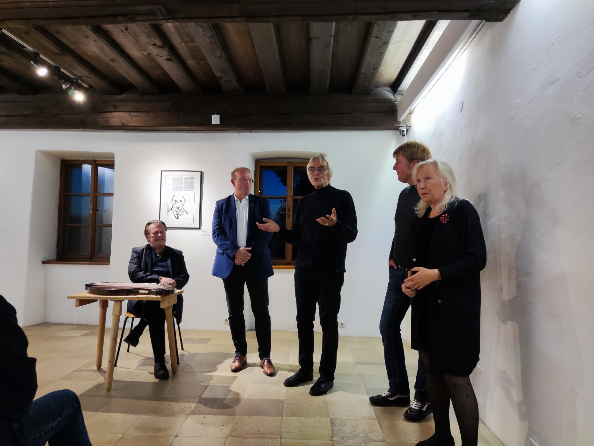 Prof. Wilfried Scharf, Bgm. Mag. Johannes Waidbacher, Heinrich Wagner, Kurt Salhofer, Dr. Brigittte Tauer (vlnr.)